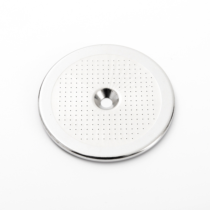 Manufacturer Supplies Stainless Steel Filter Round Aluminum Edge Piece Coffee Machine Filter Filter Cup