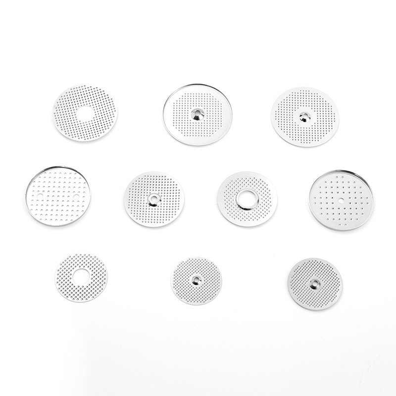 Manufacturer Supplies Stainless Steel Filter Round Aluminum Edge Piece Coffee Machine Filter Filter Cup
