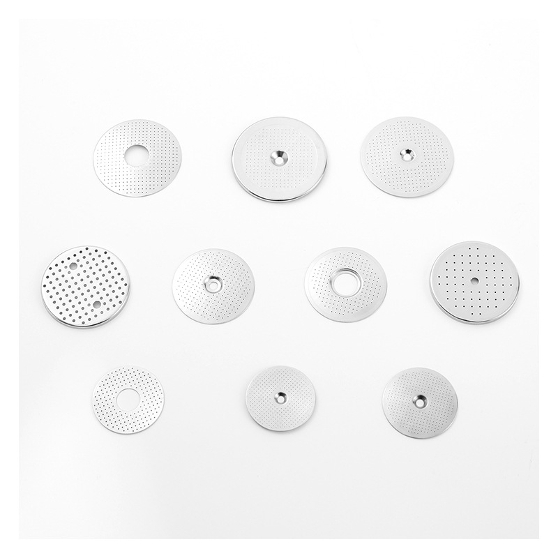 Manufacturer Supplies Stainless Steel Filter Round Aluminum Edge Piece Coffee Machine Filter Filter Cup