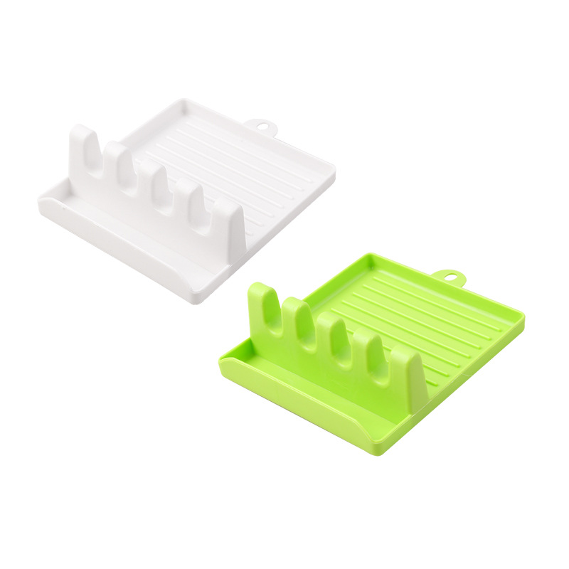 Kitchen spatula pot lid storage rack household cooking spatula mat kitchen storage rack plastic pot lid rack