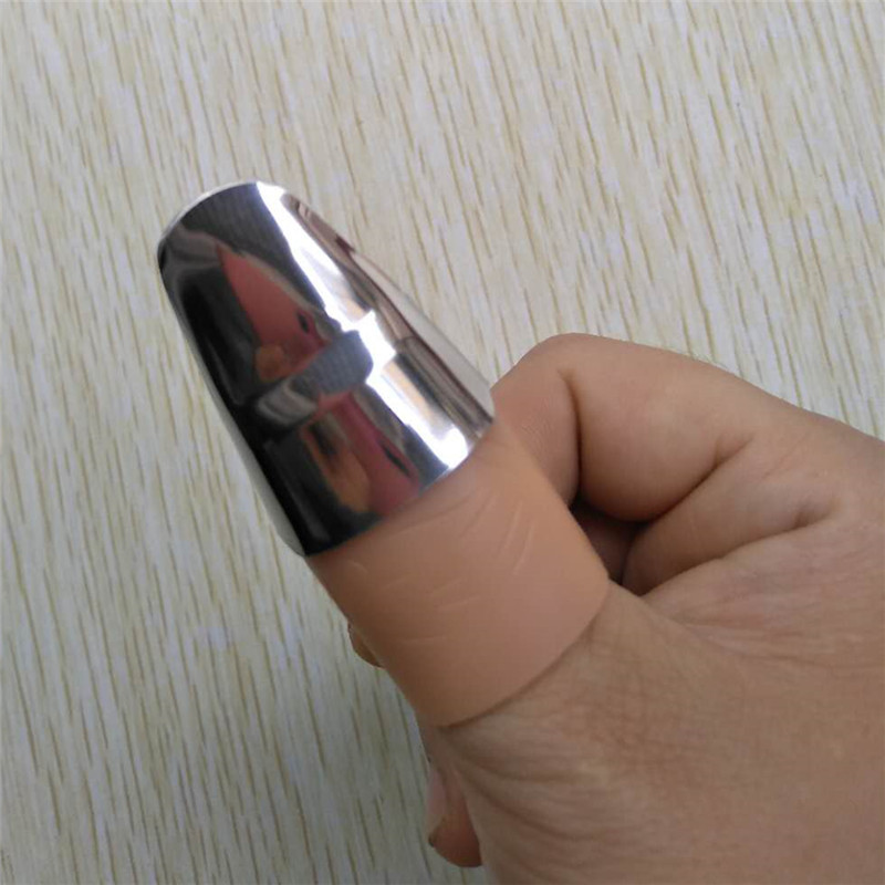 Pepper cherry picking artifact melon diameter thumb knife bean picking stainless steel nail vegetable and fruit greenhouse tool hand protector