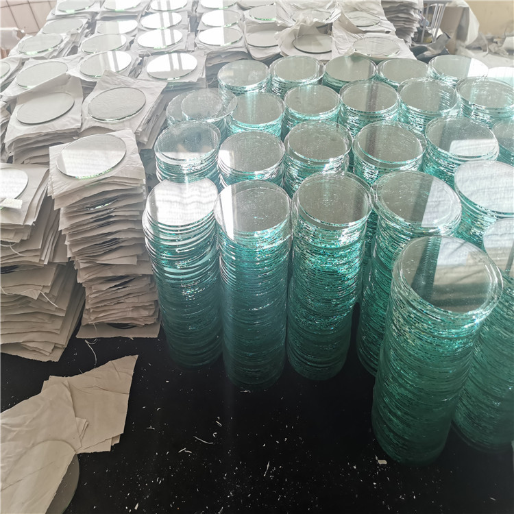 Supply cosmetic mirror lens round glass lens light mirror glass frosted special-shaped dressing mirror piece