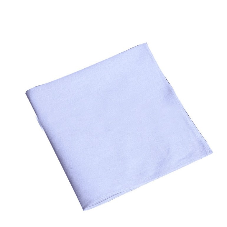 Tie-dyed Cloth Pure Cotton Tuo-dyed Square Square Square Plant-dyed Handkerchief Knock-dyed Pure Cotton Pure White Blue-dyed White Cloth for Kindergarten