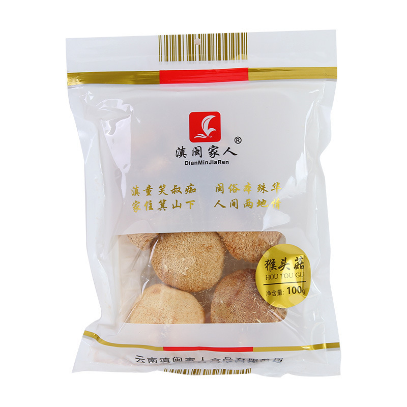 Yunnan and Fujian family Yunnan plateau Hericium Erinella 100g monkey mushroom packaging factory supply can enter the supermarket one-piece delivery