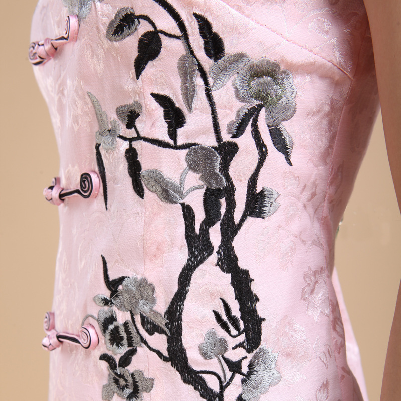 A generation of hair ladies Tang suit middle-aged women's mother suit Chinese modified jacket short sleeve summer T-shirt ethnic style