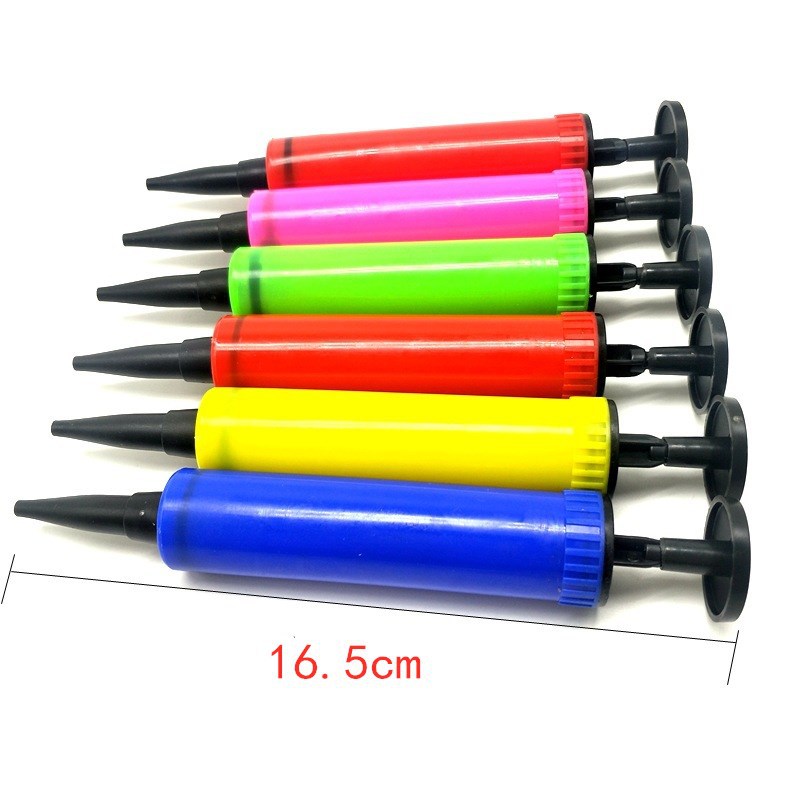 Оптовая продажа портативного мини-насоса для шариков с ручным управлением U-образной формы, надувной подушки, плавательного кольца, пластиковый насос