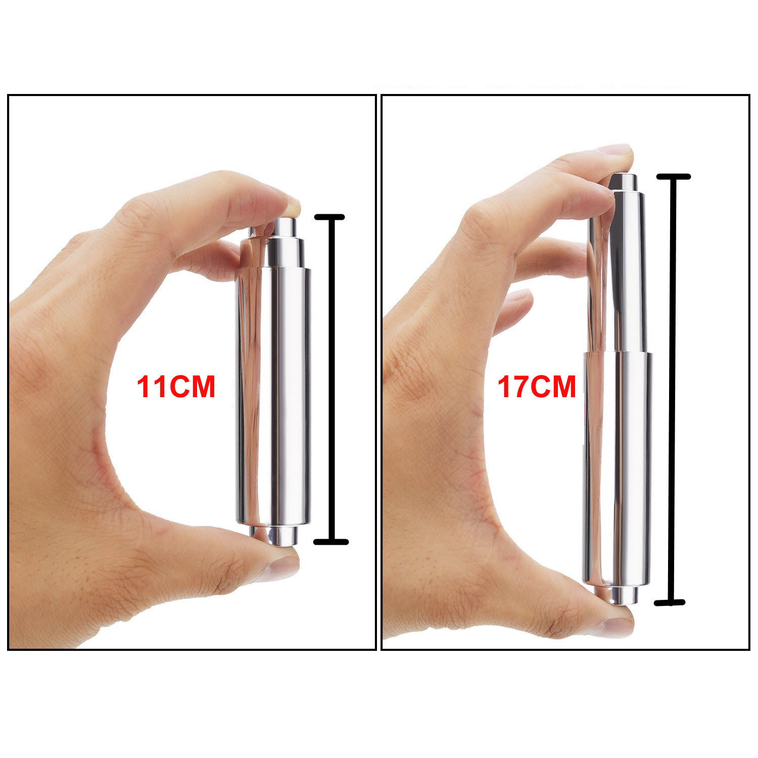 Plastic Electroplated Tissue Box Shaft Core Telescopic Paper Roll Toilet Paper Towel Roll Spring Telescopic Paper Roll Cross-Border