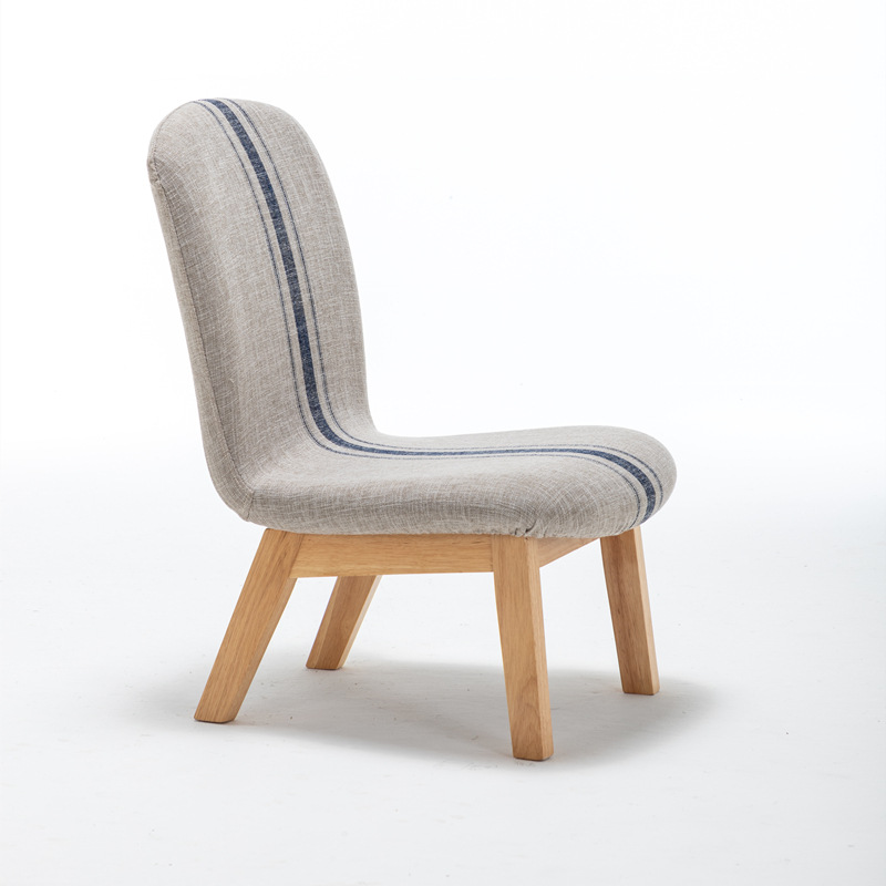 Solid Wood Small Chair Creative Household Disassembled and Washable Backrest Low Stool for Adults and Children Nursing Stool Leather Low Breastfeeding Chair