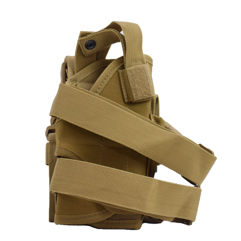 Factory Direct Sales Outdoor Tactical Holster Cp Color Tornado Thigh Holster Universal Quick Dial Holster Drop Shipping