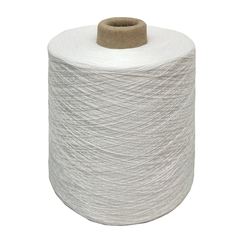 30s/2 Colored Mercerized Cotton Viscose Long Sleeve Men's T-Shirt Four-Piece Set Wool Base Shirt Special Cotton Yarn