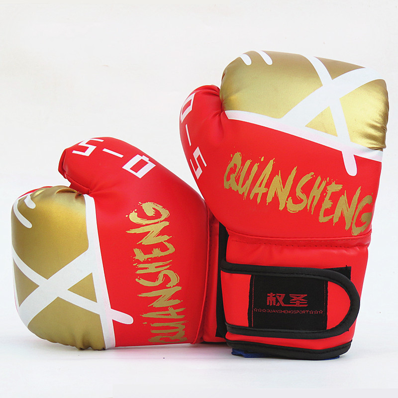 Профессиональные боксерские перчатки для взрослых, Муай Тай, для тренировок, детские, мужские и женские