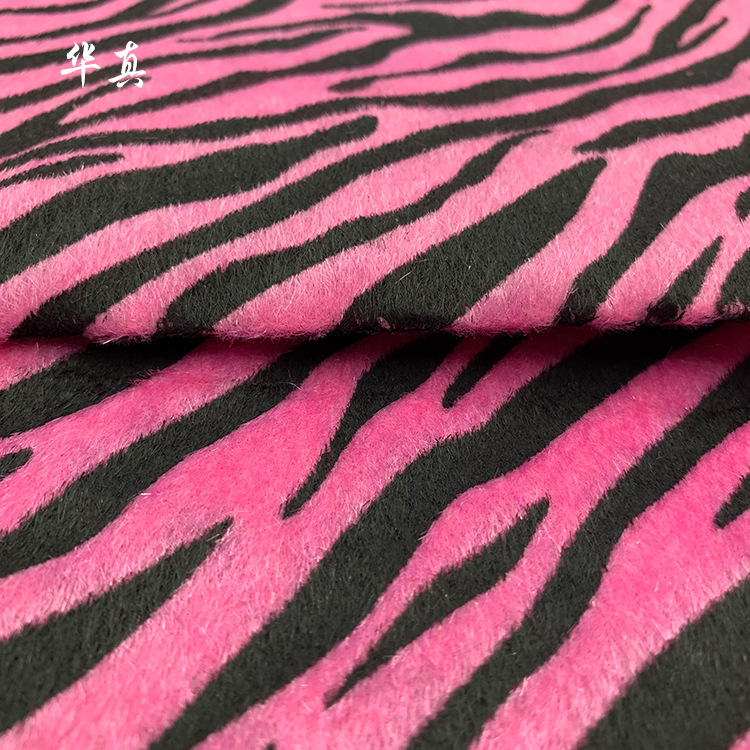 in stock direct horse hair leopard fabric zebra print animal print printed bags handbags shoes fabric