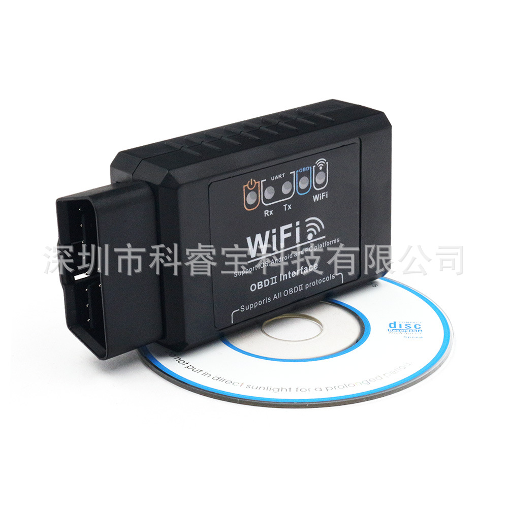 ELM327 WIFI V1.5 car fault detector supports Android and Apple OBD2 foreign trade wholesale