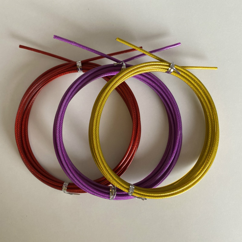 Steel Wire Rope Outdoor Supplies Plastic Pvc Jump Rope Accessories Sports Specifications Dimensions Selectable Length Outdoor Sports