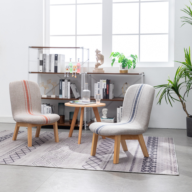 Solid Wood Small Chair Creative Household Disassembled and Washable Backrest Low Stool for Adults and Children Nursing Stool Leather Low Breastfeeding Chair