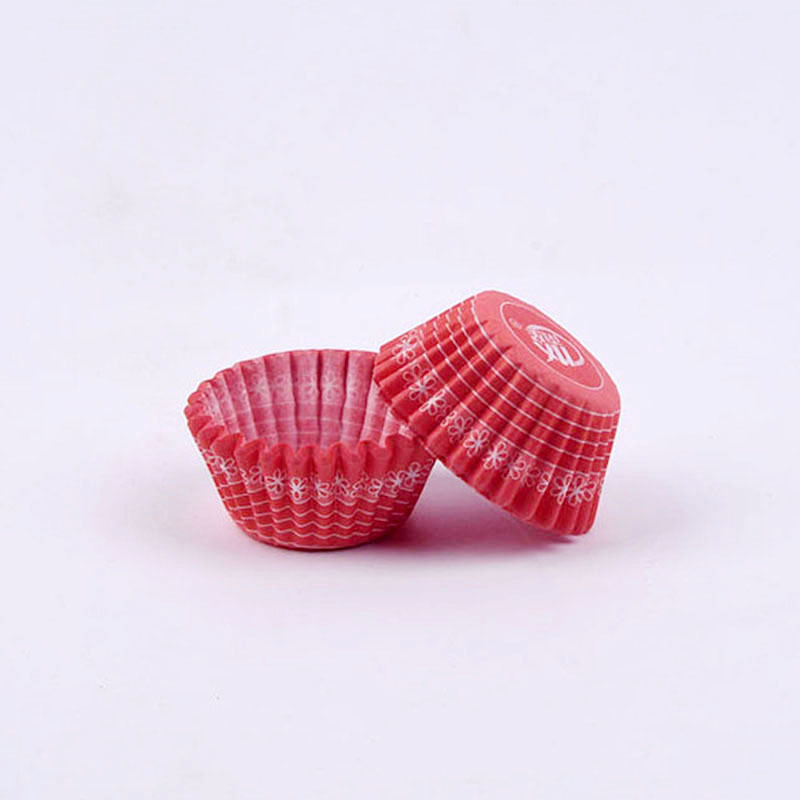 Mini extra small Clover color translucent cake oil-proof paper tray chocolate paper pad small paper cup flat