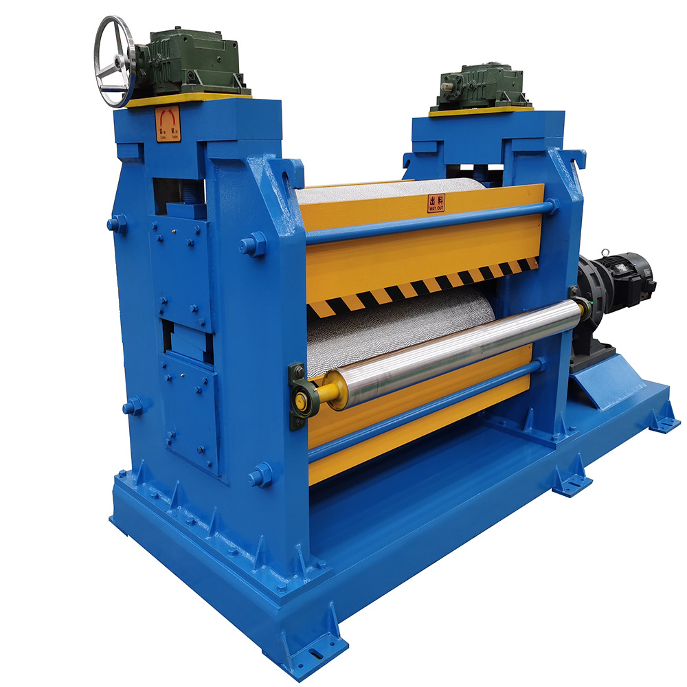 Cold-Rolled Steel Sheet Anti-Skid Lentil Pattern Plate Embossing Roller Machine 1-6mm Pattern Steel Plate Embossing Machine