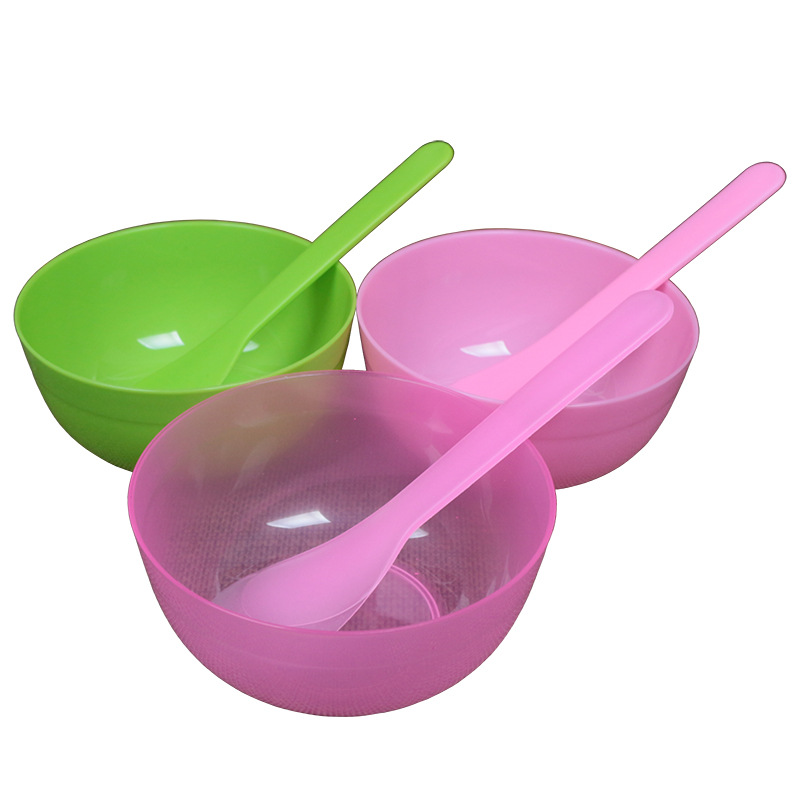 Mask Application Tool 3 # Mask Bowl, Mask Mixing Stick, Makeup Bowl, Plastic Bowl, Plastic Stick, Scraper Board, Beauty Mixing Bowl Spoon