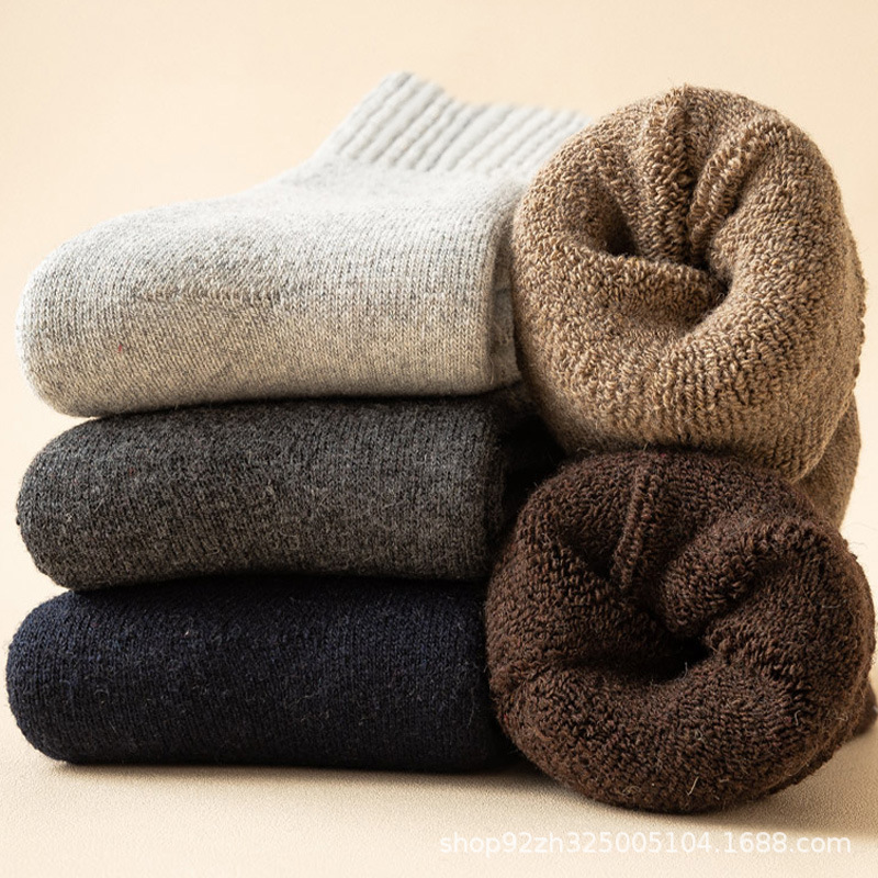 Утолщенные шершащие носки для пожилых людей, осень и зима, теплые, для улицы, оптовая продажа