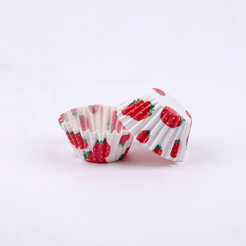Mini extra small Clover color translucent cake oil-proof paper tray chocolate paper pad small paper cup flat