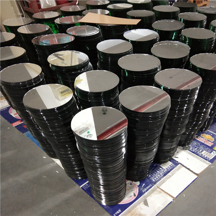 Зеркало для косметики, круглое стеклянное зеркало, легкое зеркало, матовое, специальной формы