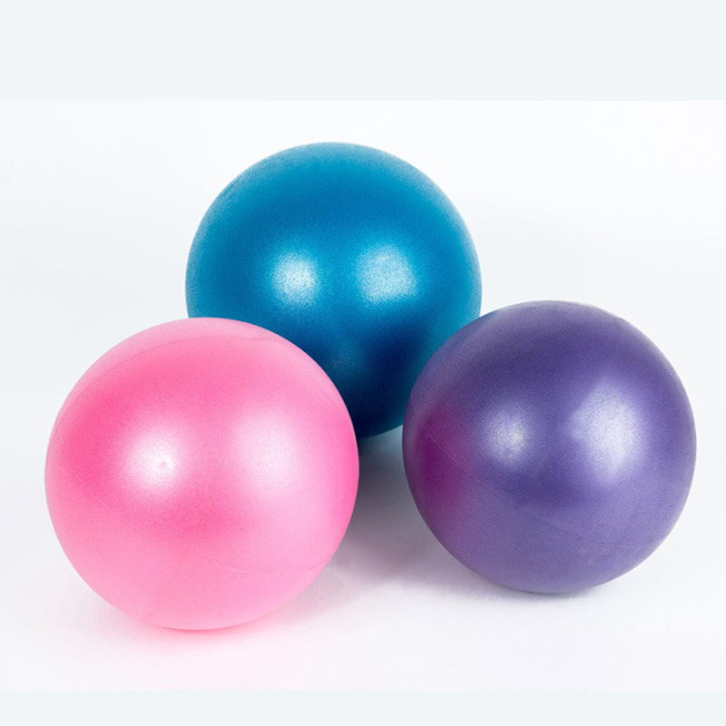 Yoga ball frosted thick explosion-proof clip back ball straw ball gymnastics ball fitness ball 25cm pilates ball wholesale