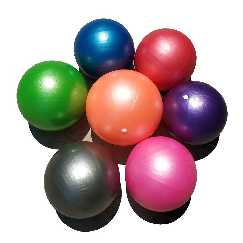 Yoga ball frosted thick explosion-proof clip back ball straw ball gymnastics ball fitness ball 25cm pilates ball wholesale