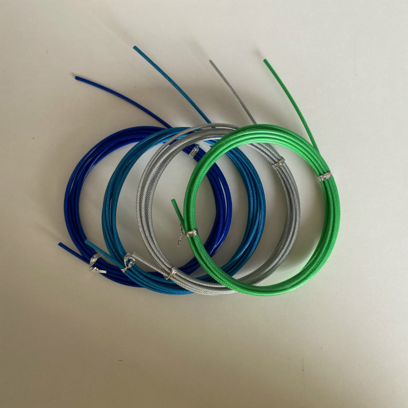 Steel Wire Rope Outdoor Supplies Plastic Pvc Jump Rope Accessories Sports Specifications Dimensions Selectable Length Outdoor Sports