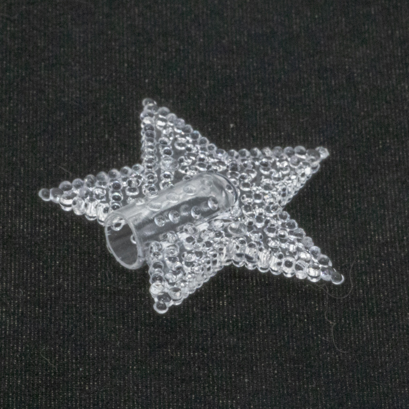 Led Star Gypsophila Colorful String Lights Accessories Pearlescent Five-Pointed Star Curtain Flashing Christmas Lights Pendant Decoration