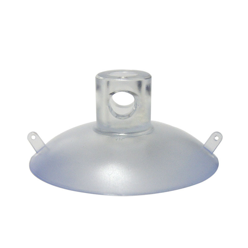 Supply PVC cross perforated transparent cat nest suction cup window sill 82mm suction cup pet hammock fixed enlarged thick suction cup