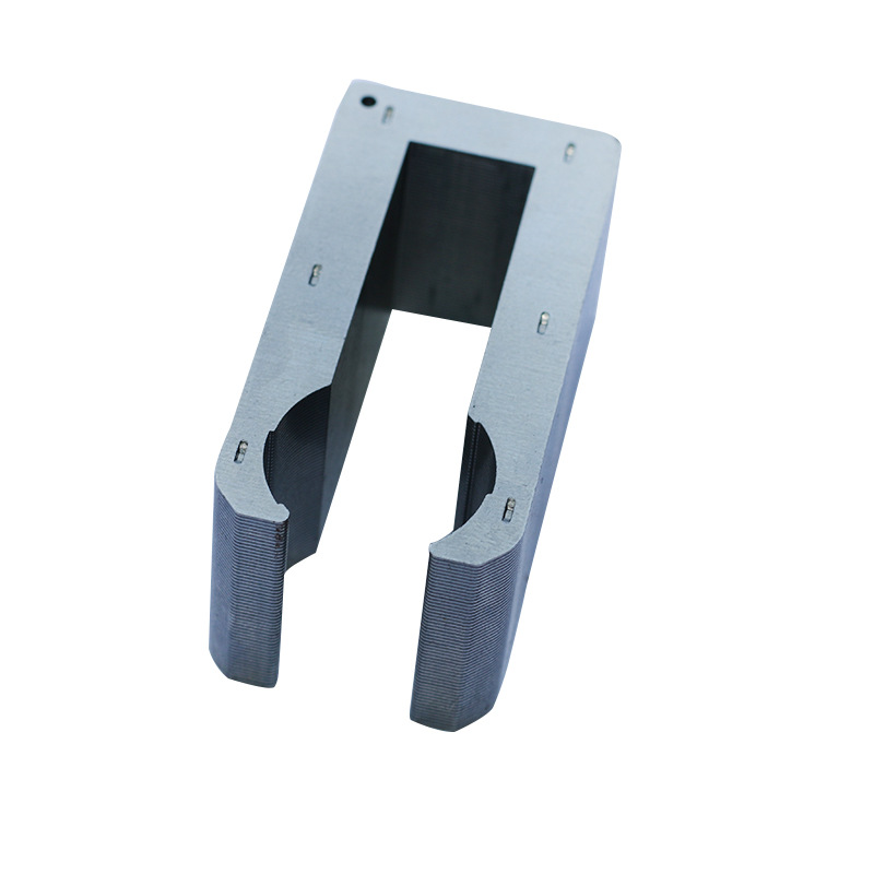 Manufacturers produce U-shaped stator core UU 62x 31 stacked riveting silicon steel chip motor accessories processing