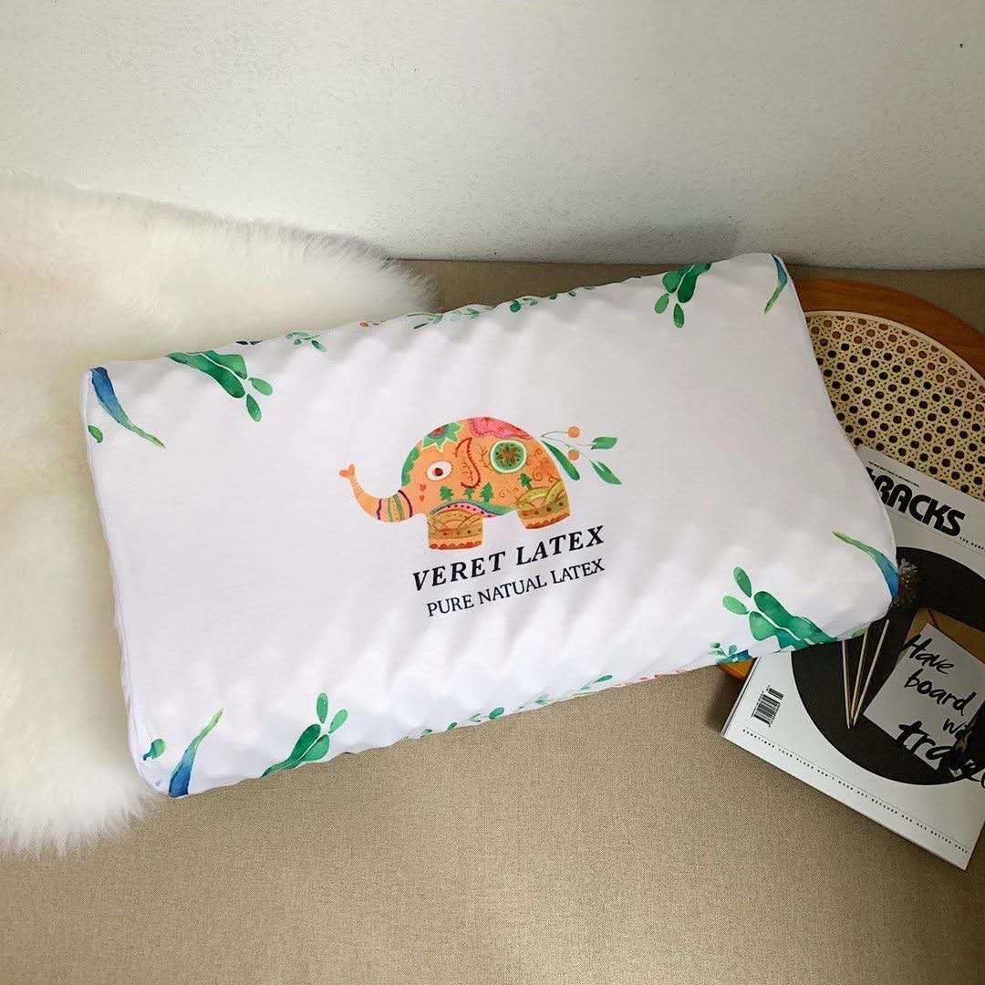 Подушка из латекса Thai Verite для взрослых, подушка для шеи, одинарная подушка, антимикробная, натуральный латекс, для шейного отдела позвоночника