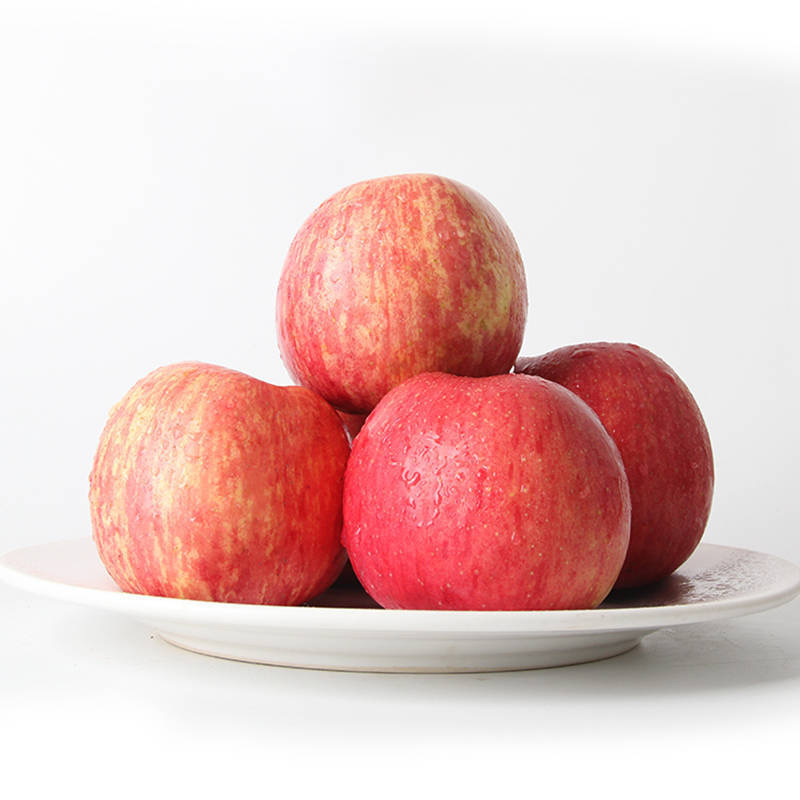 [First Harvest New Fruit] Shaanxi Red Fuji Apples with Rock Candy Heart, Fresh Seasonal Fruit for Pregnant Women, Wholesale by the Box