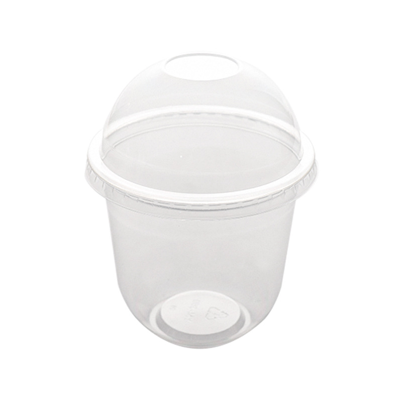 Factory wholesale disposable Bobo cup full bowl fat cup plastic high transparent U-shaped baking multi-layer mousse cup