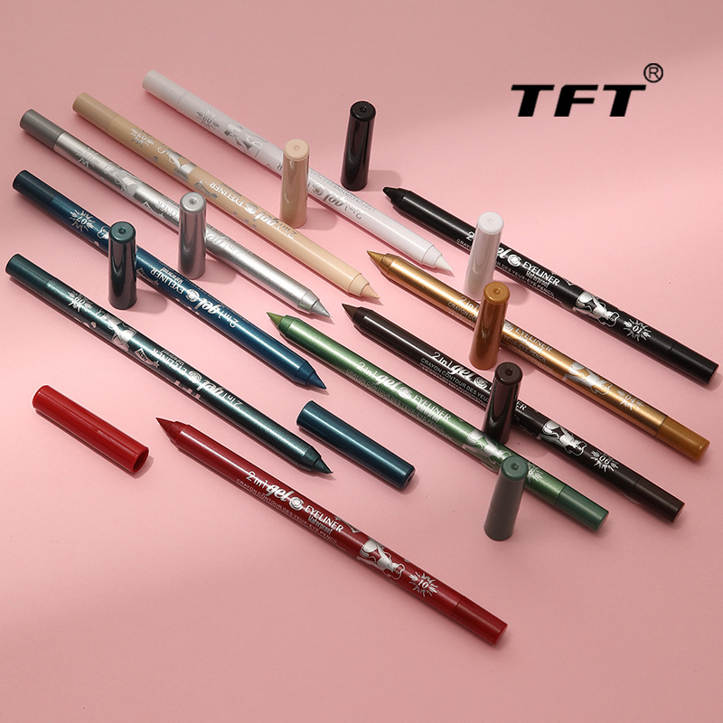 TFT cross-border new long-lasting concealer waterproof sweat-proof eyeliner glue pen lip liner special black factory outlet