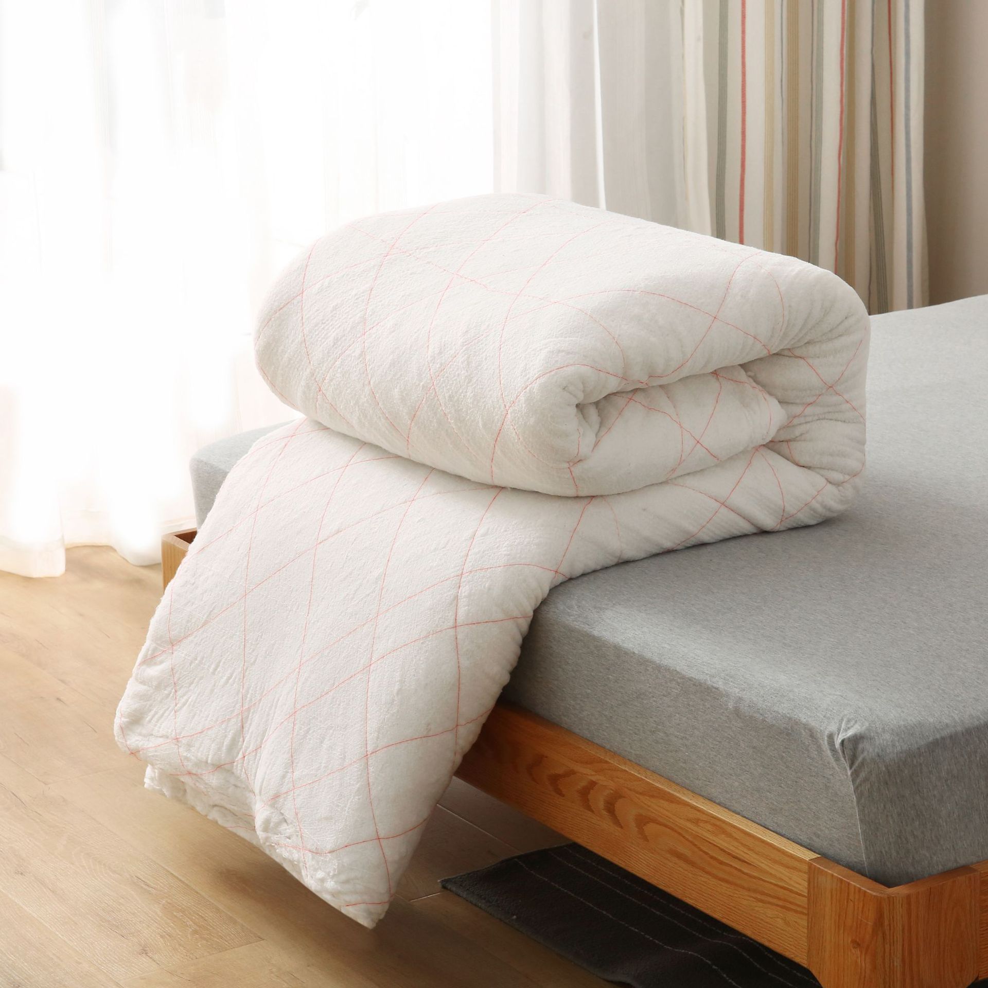 Cotton Batting, Cotton Quilt, Mattress Pad, Cotton Fiber Quilt, Quilt Core, Autumn and Winter Quilt, Thickened Warm All-Season Quilt