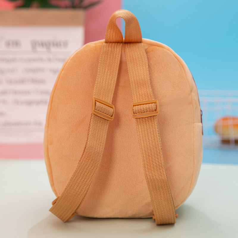 Creative cartoon plush bag children's toy small backpack 1-3 boys and girls kindergarten baby plush bag