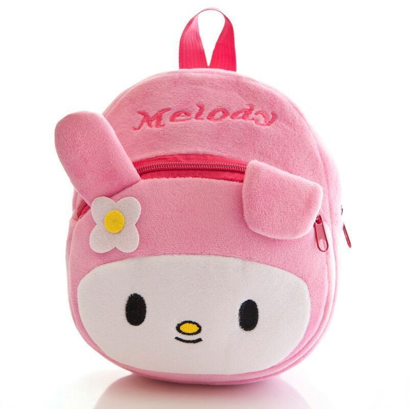 Creative cartoon plush bag children's toy small backpack 1-3 boys and girls kindergarten baby plush bag