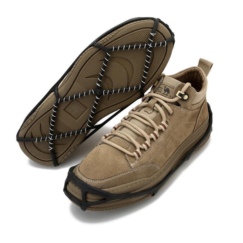 10 Tooth Silicone Ice Claw Non-slip Shoe Cover 10 Nails Snow Non-slip Shoe Cover Outdoor Mountain Climbing 19 Tooth Silicone Ice Claw