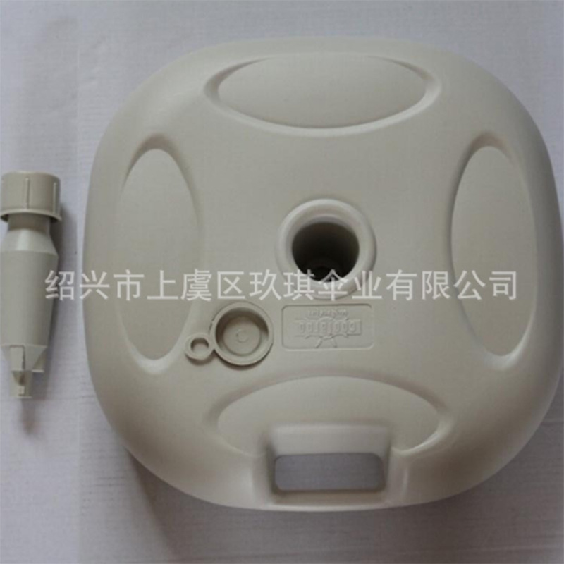 Outdoor Beach Umbrella Base Water-Filled Base Sand-Filled Base with Straight Handle Banana Umbrella Sun Umbrella Base Windproof