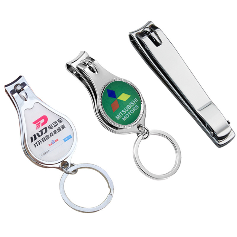 Nail Clippers custom nail clippers custom LOGO bottle opener three-in-one Multi-function advertising gift nail clippers custom