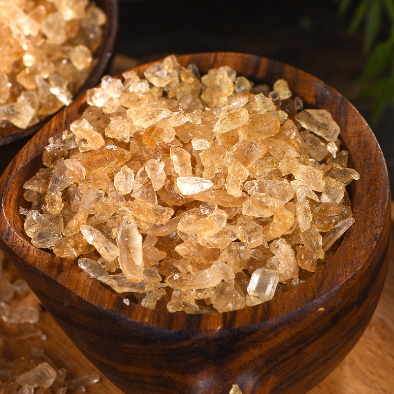 Yunnan Specialty Yellow Rock Sugar Old Rock Sugar Canned Polycrystalline Soil Rock Sugar Bagged Bulk Manufacturer Wholesale