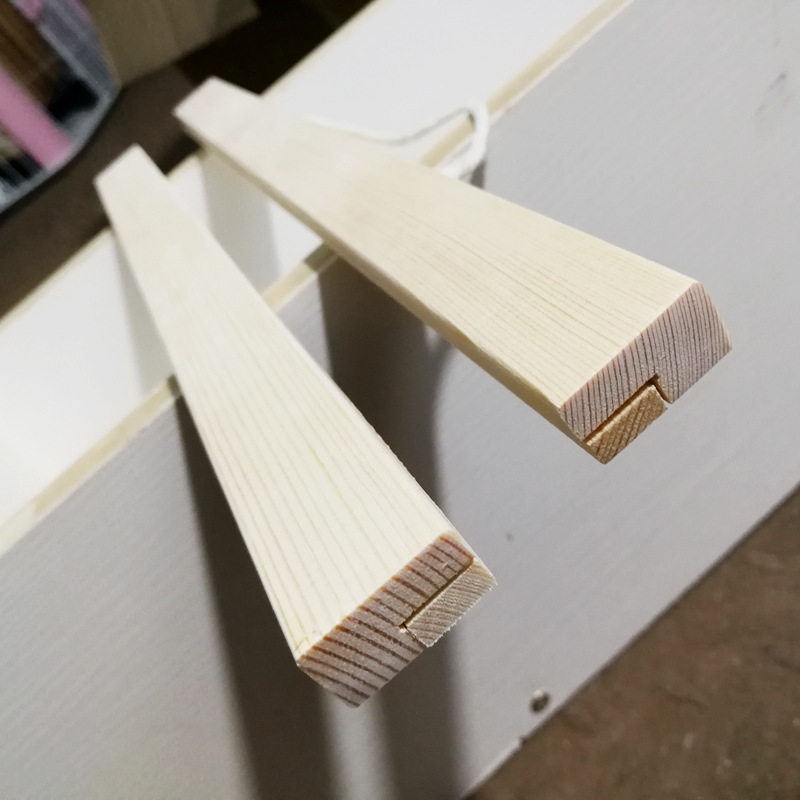 Cutting terms solid wood hanging shaft Rod studio poster wooden scroll hanging calendar clip decorative solid wood hanging painting clip wooden line