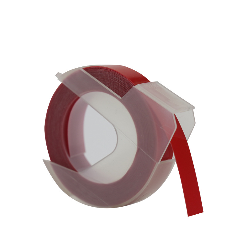 Suitable for Delta DYMO Manual Labeling Machine Stereo 3D Bump Embossed Tape 9mm Price Lettering Ribbon