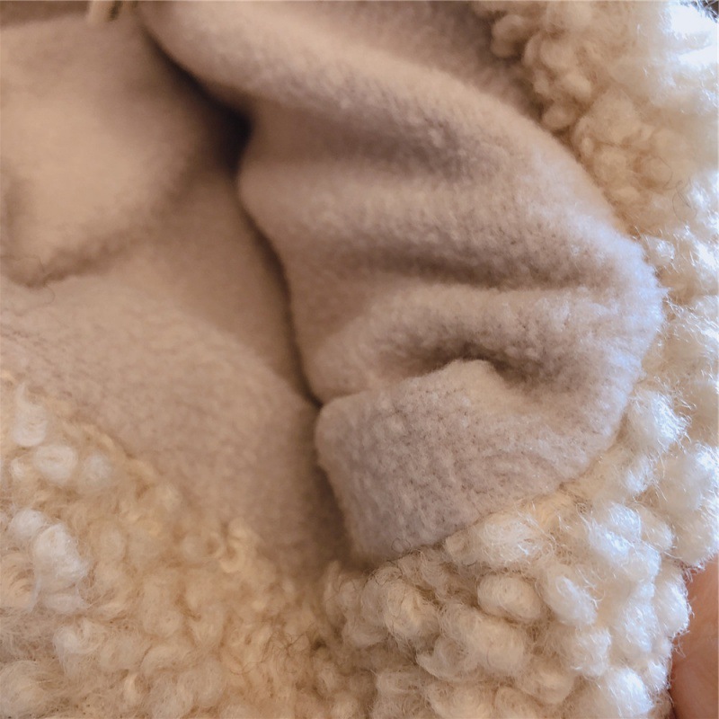 Boys and Girls Vest Lamb Velvet Plus Polar Fleece Warm Top Vest 25 Autumn and Winter New Export Children's Clothing Dropshipping