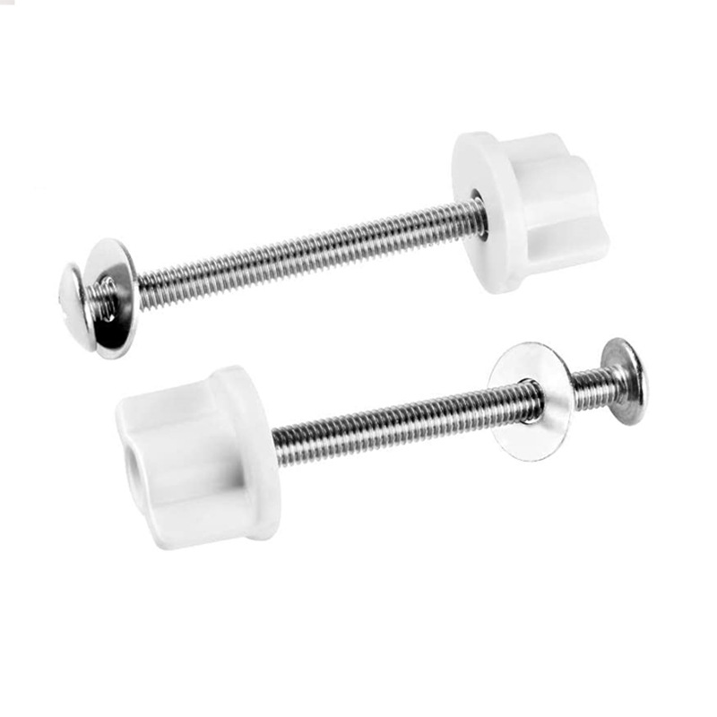 Hand screw toilet cover screw lower toilet seat fixing device top nut screw hinge bolt 304