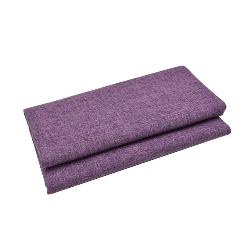 Spring and Summer tablecloth pillow polyester linen coarse linen fabric sofa cushion solid color handmade thickened coarse cloth canvas linen