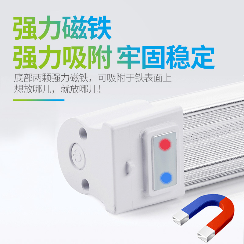 Portable Multi-Functional Magnetic Rechargeable Emergency Light for Camping Style Stalls with Power Bank, Vegetable and Fruit Pesticide Residue Detection Light