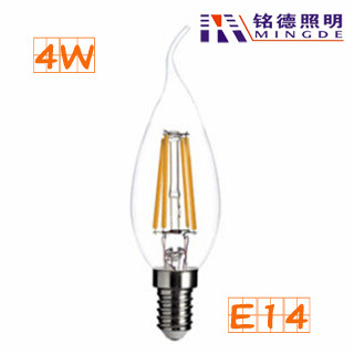 Frosted American Standard E12 110V Filament Bulb Led Tungsten Lamp C35 Led Filament Lamp Led Candle Lamp