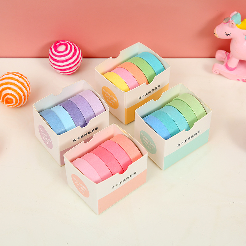 Wheat Youth hand account tape gift set 12 hand account book decoration materials and paper tape stickers wholesale